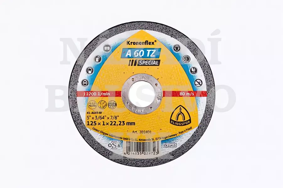 Řezný kotouč 115x1,0x22,23 A60TZ SPECIAL na nerez, ocel a neželezné kovy Klingspor