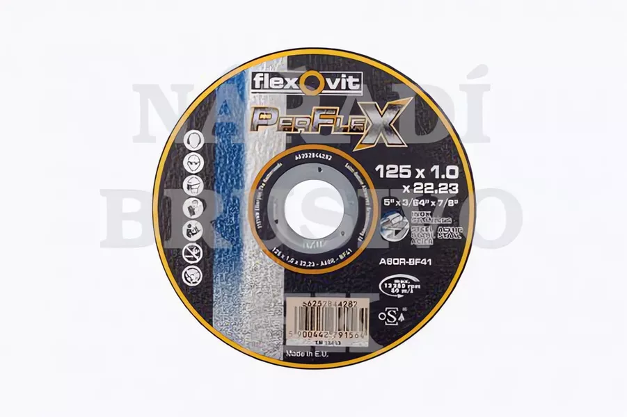 Řezný kotouč 115x1,6x22,23 A46S PERFLEX na nerez a ocel Flexovit