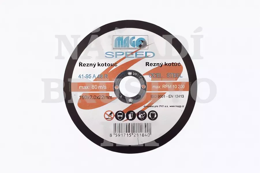 Řezný kotouč 150x2,0x22,23 A46R MAGG SPEED na ocel