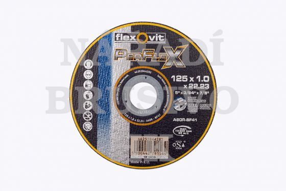 Řezný kotouč 180x1,6x22,23 A46V PERFLEX na nerez Flexovit