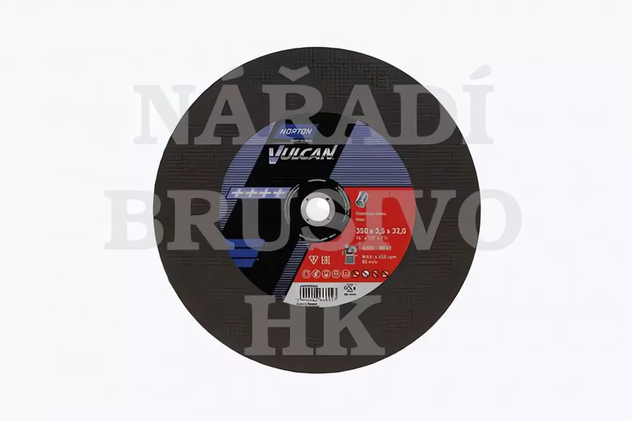 Řezný kotouč 350x3,5x32 A30S VULCAN na nerez Norton