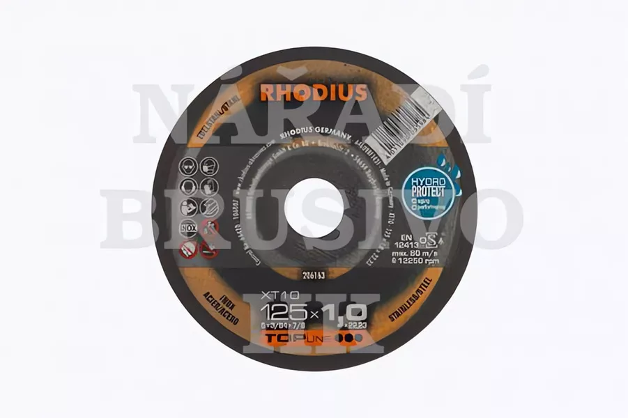 Řezný kotouč 75x2,0x10,0 XT10 Mini TOPline na nerez a ocel Rhodius