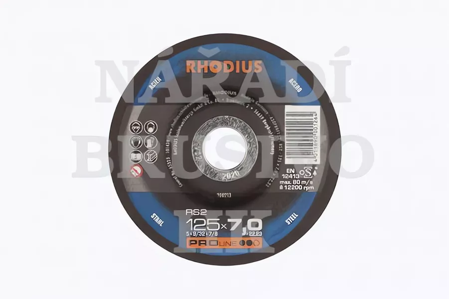 Brusný kotouč 150x7,0x22,23 RS2 PROline na ocel Rhodius