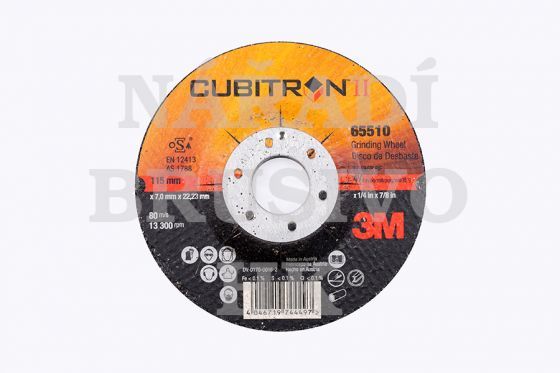 Brusný kotouč 180x4,2x22,23 CUBITRON II na ocel, nerez a litinu 3M