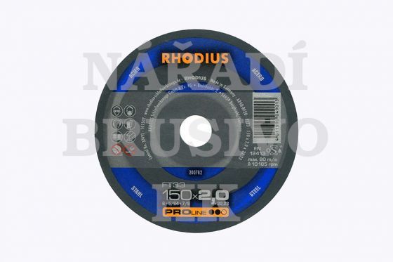 Řezný kotouč 100x2,0x16,00 FT33 PROline na ocel Rhodius