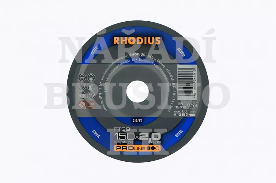 Řezný kotouč 100x2,0x16,0 FTK33 PROline na ocel Rhodius