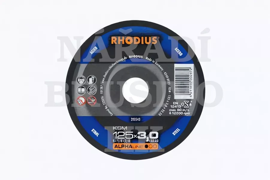 Řezný kotouč 100x2,0x16,0 KSMK ALPHAline na ocel Rhodius