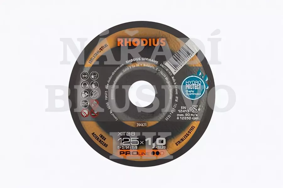 Řezný kotouč 115x1,5x22,23 XTK38 PROline na nerez a ocel Rhodius