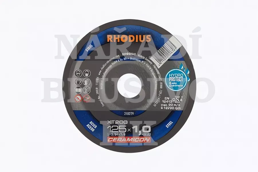 Řezný kotouč 125x1,0x22,23 XT200 EXTENDED na ocel Rhodius