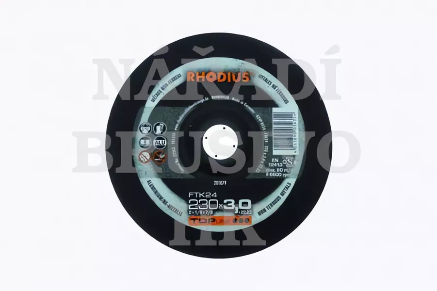 Řezný kotouč 230x2,5x22,23 FT24 TOPline na hliník, bronz a mosaz Rhodius