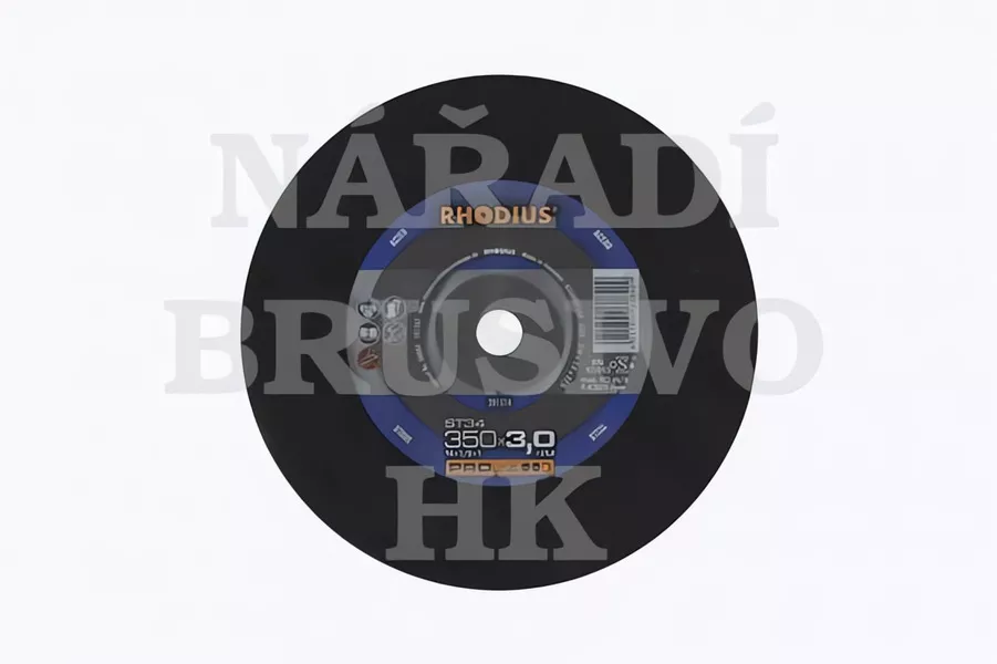 Řezný kotouč 350x3,0x32 ST34 ALPHAline na ocel Rhodius