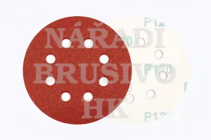 Brusný papír na suchý zip disk 150/8 P 180 PS22K na ocel, nerez, barvu, umělou hmotu, dřevo