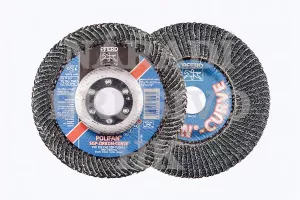 Lamelový kotouč 125x14,0x22,23 P 40 POLIFAN  SGP-ZIRKON-CURVE M