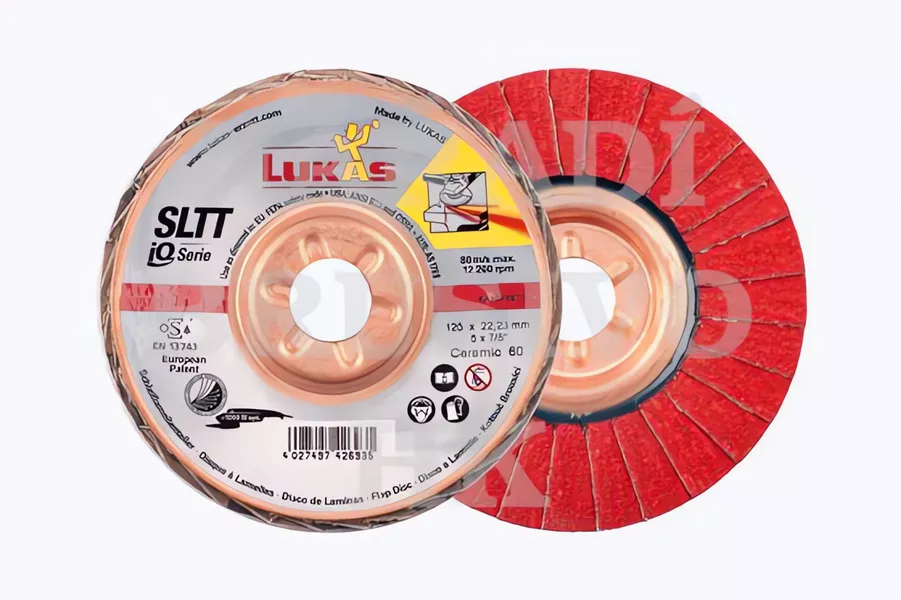 Lamelový brusný kotouč 125x22,23 Ceramic 40 SLTT Heavy Duty Turbo talířový Lukas