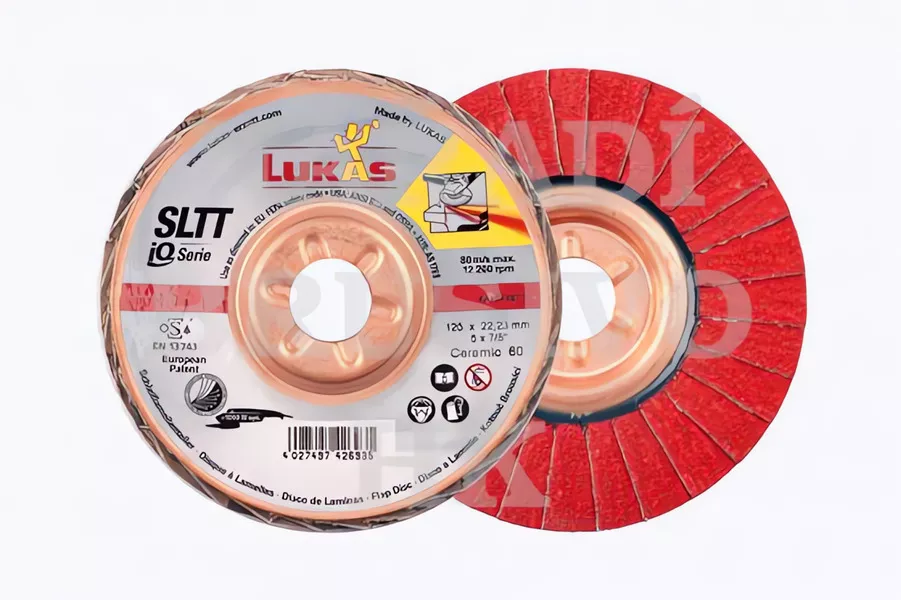 Lamelový brusný kotouč 125x22,23 Ceramic 60 SLTT Heavy Duty Turbo talířový Lukas