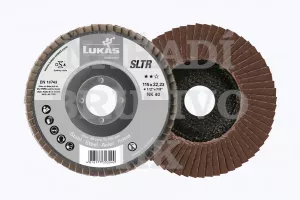 Lamelový brusný kotouč 125x22,23 NK 120 SLTR talířový