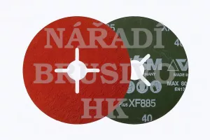 Fíbrový brusný kotouč 125x22 P 24 XF885 INOX na nerez