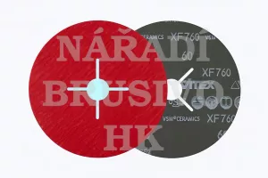 Fíbrový brusný kotouč 125x22 P 36 XF760 na nerez a ocel