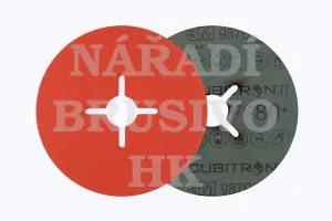 Fíbrový brusný kotouč 125x22 P 80+ 987C CUBITRON II INOX na nerez