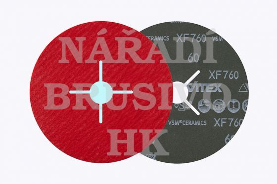 Vulkanfíbrový brusný disk 150x22 P 36 XF760 na nerez a ocel VSM