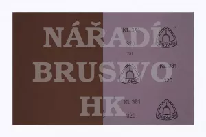 Brusné plátno arch 230x280 P 80 KL381J na ocel, nerez, barvu, umělou hmotu, dřevo