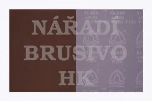 Brusné plátno arch 230x280 P 100 KL385JF na ocel, nerez, barvu, umělou hmotu, dřevo