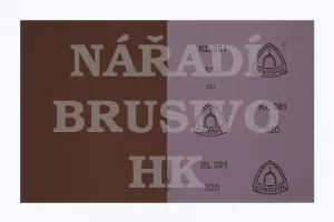 Brusné plátno arch 230x280 P 100 KL381J na ocel, nerez, barvu, umělou hmotu, dřevo