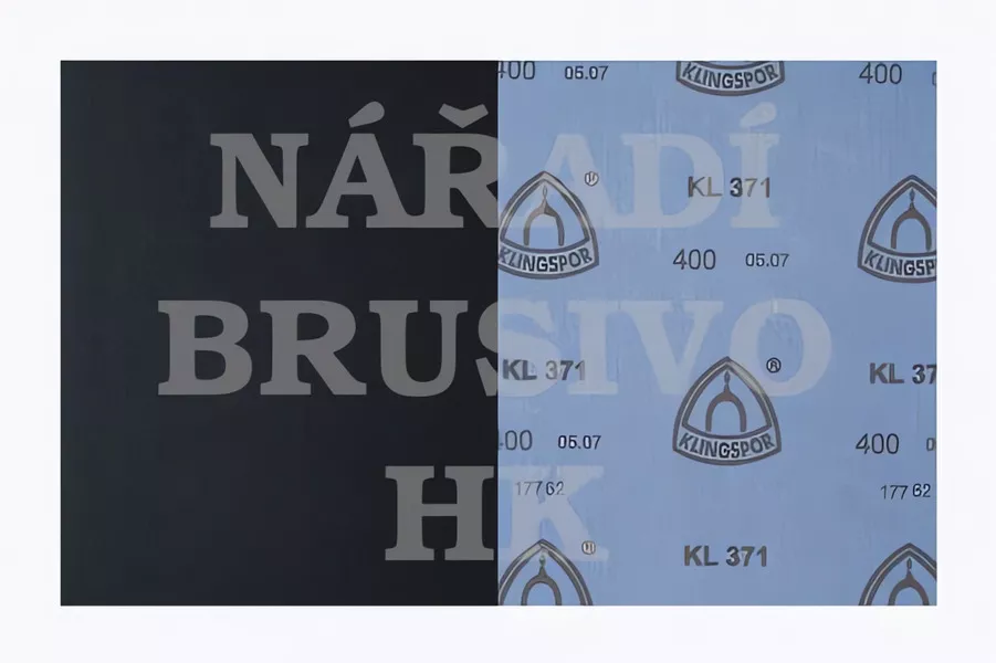 Brusné plátno arch 230x280 P 180 KL371X na ocel a neželezné kovy Klingspor