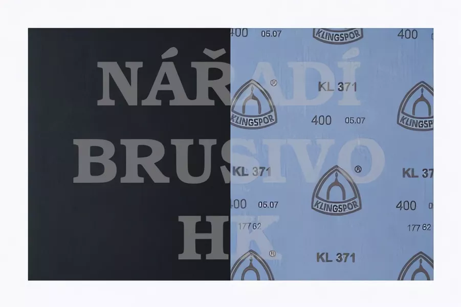 Brusné plátno arch 230x280 P 80 KL371X na ocel a neželezné kovy Klingspor