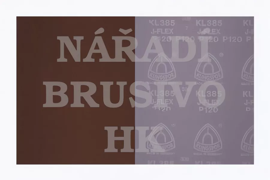 Brusné plátno arch 230x280 P 80 KL385JF na ocel, nerez, barvu, umělou hmotu, dřevo Klingspor