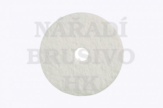 Brusné rouno výsek disk 125x22 netkaná textilie SCOTCH BRITE SC DH MEDIUM na suchý zip 3M