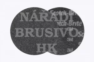 Brusné rouno výsek disk 115x22 netkaná textilie SCOTCH BRITE SL DH SD COARSE na suchý zip