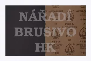 Brusný papír arch 230x280 P 400 PS8A voděvzdorný na barvu, lak, tmel a umělou hmotu