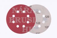 Brusný papír na suchý zip disk 125/8 P 100 PL28CK na ocel, nerez, barvu, umělou hmotu, dřevo
