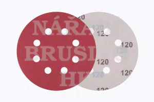 Brusný papír na suchý zip disk 125/8 P 150 PL28CK na ocel, nerez, barvu, umělou hmotu, dřevo