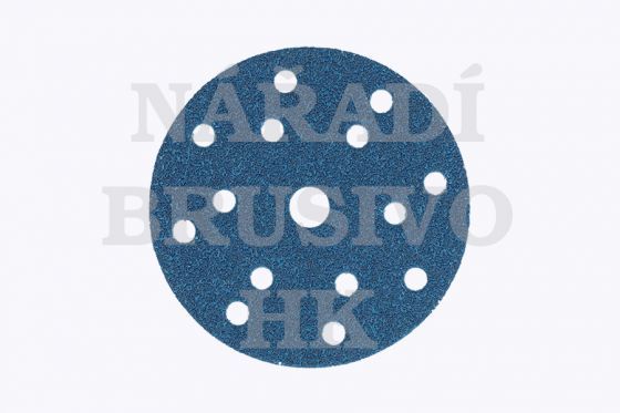 Brusný papír na suchý zip disk 150/15 P 120 H835 BLUE FIRE na ocel, tvrdé dřevo, plniče, kompozity, barvu, lak, tmel Norton