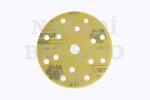 Brusný papír na suchý zip disk 150/15 P 80 Q275 NORTON PRO FILM na barvu, lak, tmel, dřevo, plniče, kompozity