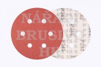 Brusný papír na suchý zip disk 150/6 P 100 PS18EK na ocel, nerez, barvu, umělou hmotu, dřevo