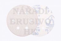 Brusný papír na suchý zip disk 150/6 P 150 PS73BWK na ocel, nerez, barvu, umělou hmotu, dřevo