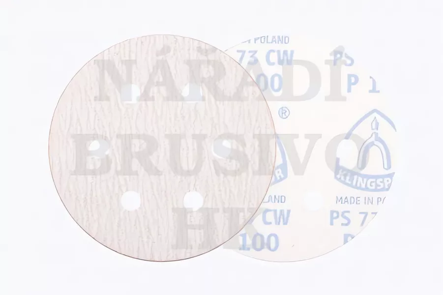 Brusný papír na suchý zip disk 150/6 P 240 PS73BWK na ocel, nerez, barvu, umělou hmotu, dřevo Klingspor