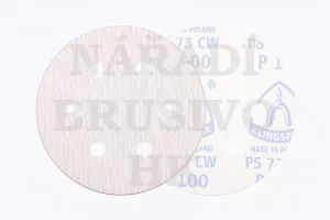 Brusný papír na suchý zip disk 150/6 P 320 PS73BWK na ocel, nerez, barvu, umělou hmotu, dřevo
