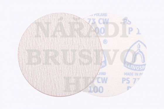 Brusný papír na suchý zip disk 150 P 1000 PS73BWK na ocel, nerez, barvu, umělou hmotu, dřevo Klingspor
