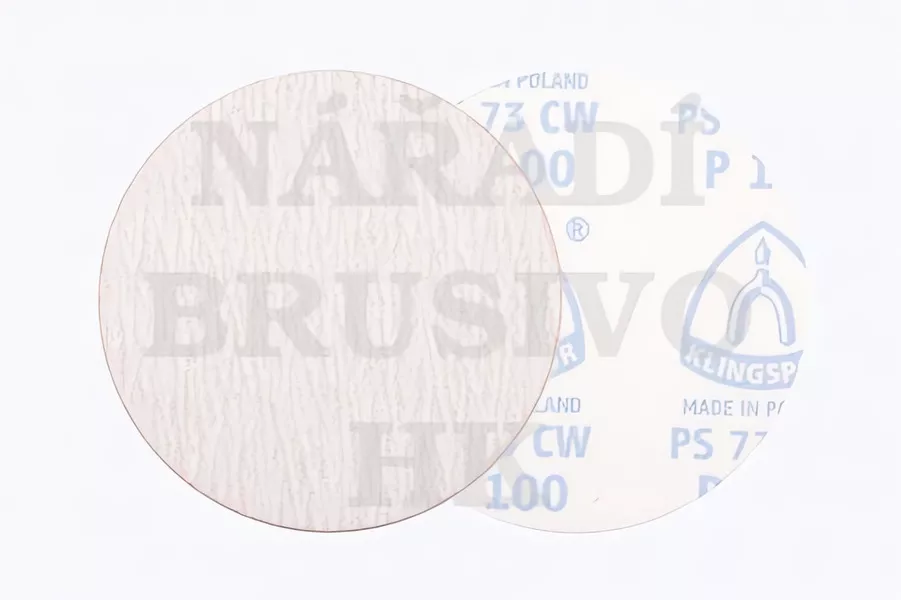 Brusný papír na suchý zip disk 150 P 320 PS73BWK na ocel, nerez, barvu, umělou hmotu, dřevo Klingspor