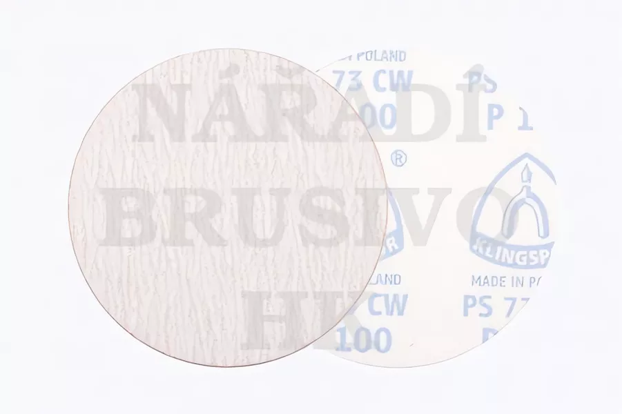 Brusný papír na suchý zip disk 150 P 500 PS73BWK na ocel, nerez, barvu, umělou hmotu, dřevo Klingspor