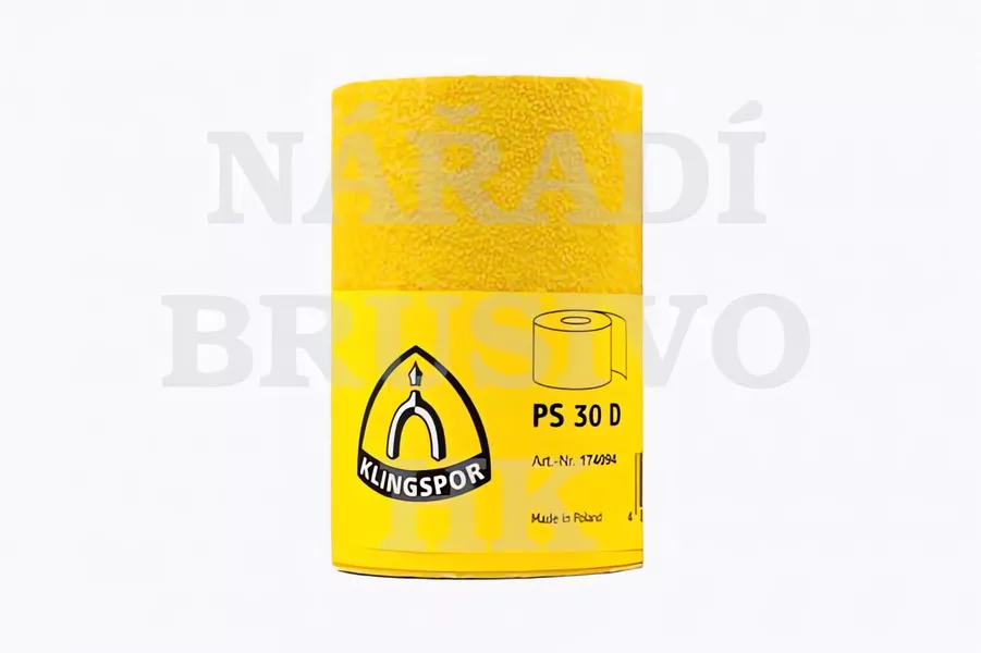 Brusný papír role 115x4500 P 40 PS30D na dřevo, barvu, lak, tmel Klingspor