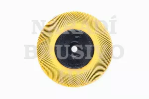Lamelový kartáč 150x12,7x25,4 P 80 BRISTLE A žlutý na nerez