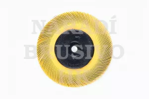 Lamelový kartáč 150x12,7x25,4 P 80 BRISTLE C žlutý na nerez