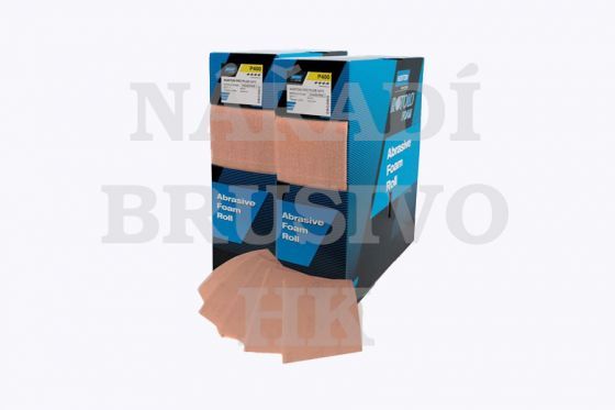 Brusný papír role 115x25000 P 240 A275 ROTOLO FOAM NORTON PRO ELECTRIC BLUE na barvu, lak, tmel, dřevo