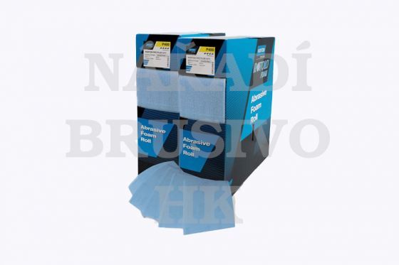 Brusný papír role 115x25000 P 240 A975 ROTOLO FOAM NORTON PRO PLUS ELECTRIC BLUE na barvu, lak, tmel, dřevo