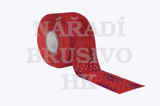 Brusný papír role 75x12000 P 220 A975 CYCLONIC MULTI-AIR RED na barvu, lak, tmel, dřevo Norton